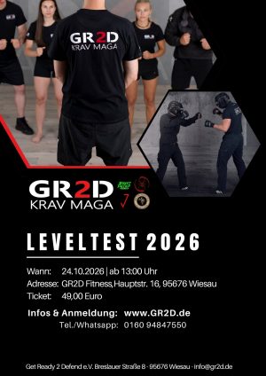 Anmeldung zum GR2D LEVEL TEST 2026 am 24. Oktober 2026 in Wiesau